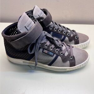 Alessandro Dell'Acqua Gray and Black Sneakers